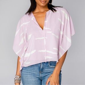 BuddyLove purple Tiger Stripe Top